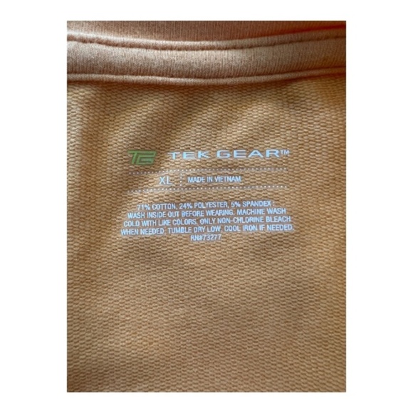 EUC Tek Gear Mango Orange Ombré Sweatshirt – XL - Picture 4 of 4